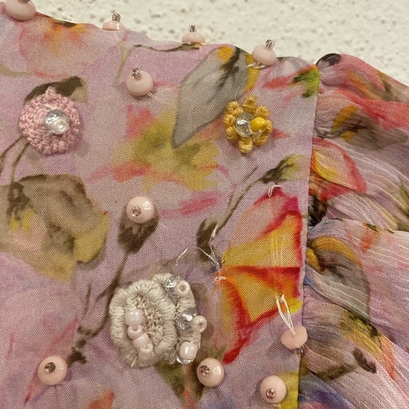 NWT LoveShackFancy Marisela Dress in Pastel Confetti Size 0 - Picture 8 of 8